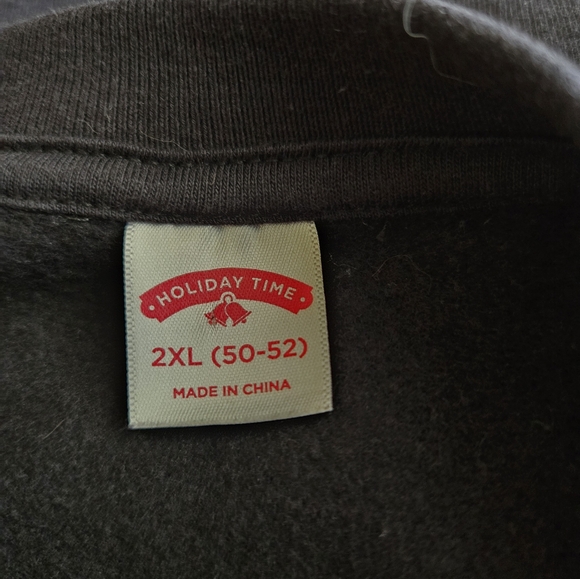 Cute Bah Humbug Christmas Sweatshirt Sz 2xl Unisex - Picture 5 of 7